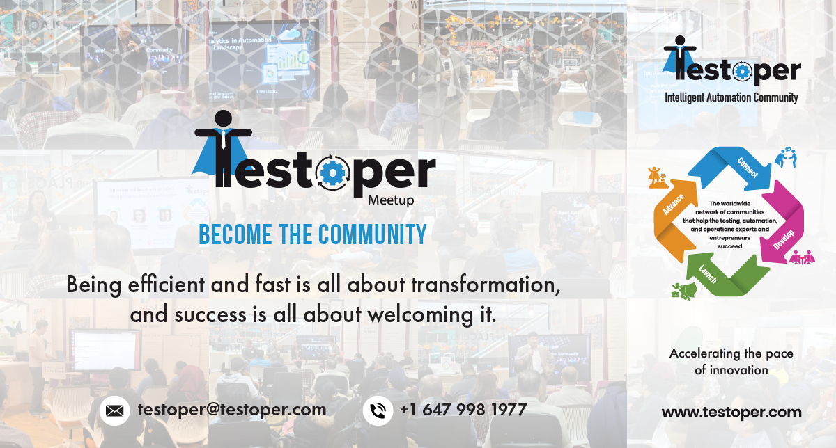 Testoper Meetup 2020 Schedule – Register Today